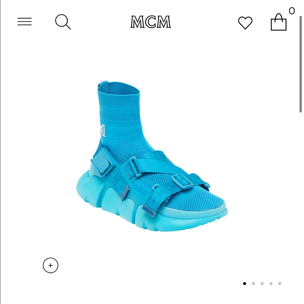 MCM Women's Himmel Sock Sneakers Blue